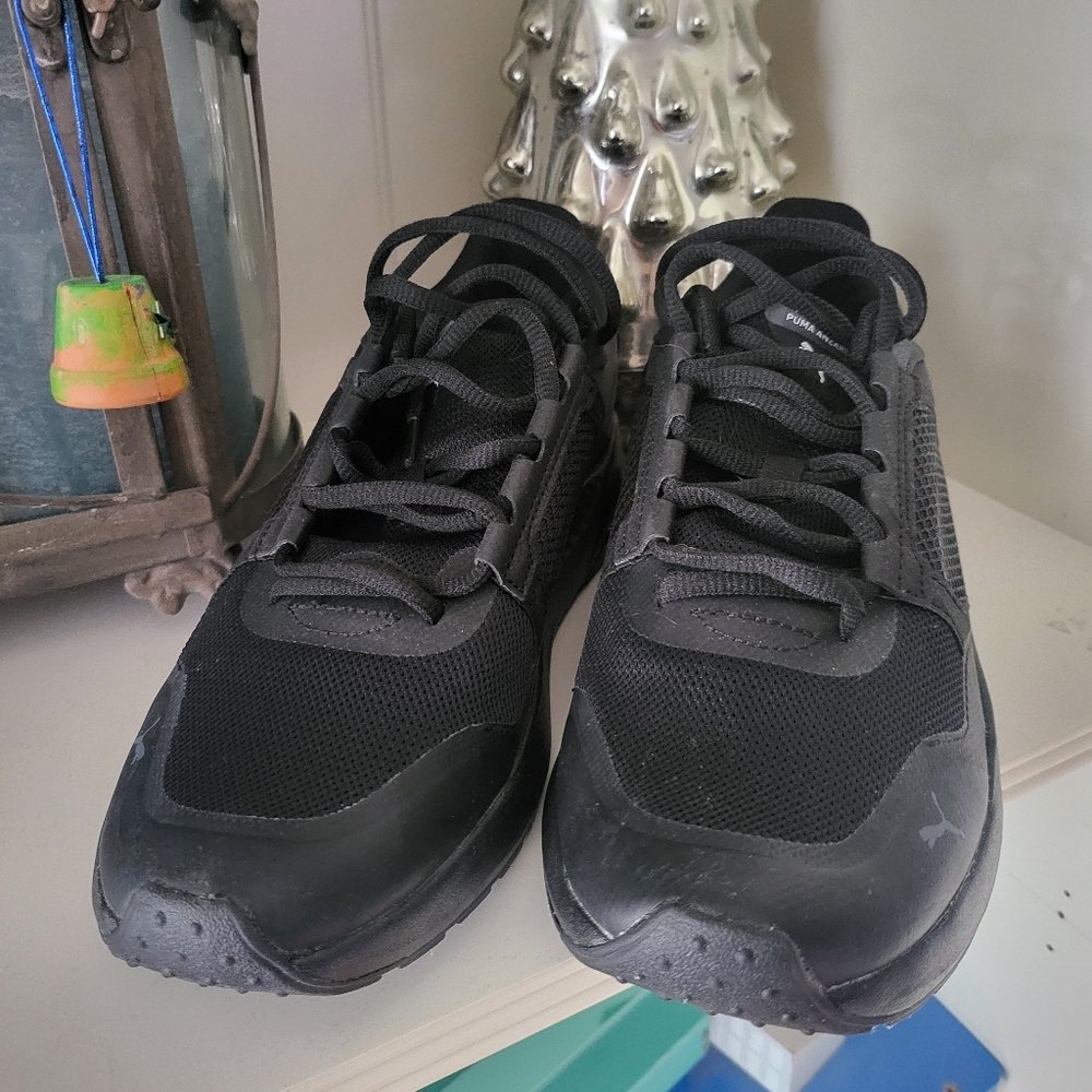 Men's Puma Anzarun Grid 'Black' sneakers